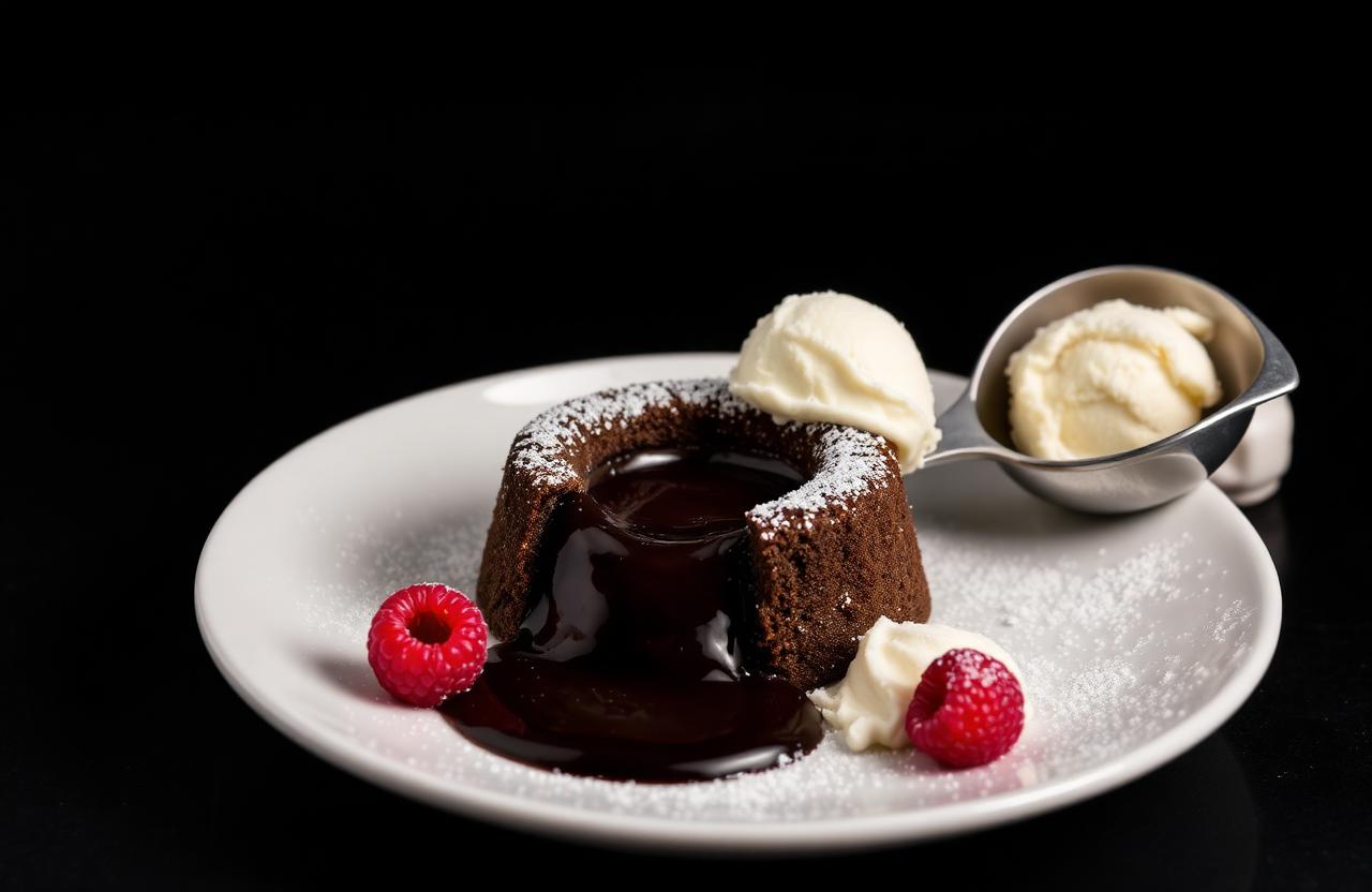 Molten Chocolate Lava Cake for Two